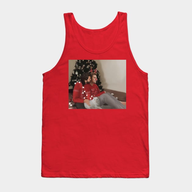 Christmas Tank Top by nightqueen